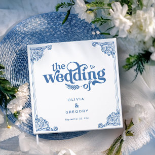 Vintage Chinoiserie Antique Frame Wedding Guest Book