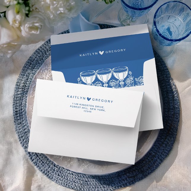 Vintage Chinoiserie Antique Wedding Envelope (Creator Uploaded)