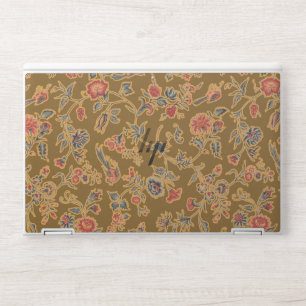 Vintage Chinoiserie Floral Brocade 18th Century  HP Laptop Skin