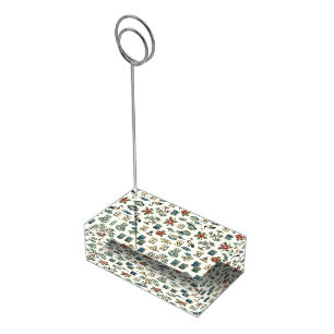 Vintage Chinoiserie Mahjong Tile Place Card Holder