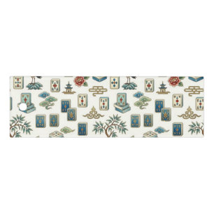 Vintage Chinoiserie Mahjong Tile Ruler