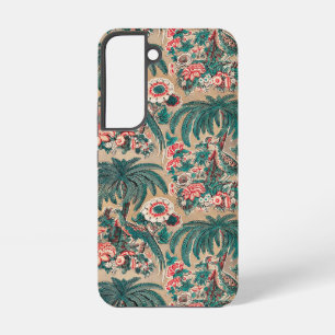 Vintage Chintz Floral Tropical Pattern Samsung Galaxy S22 Case