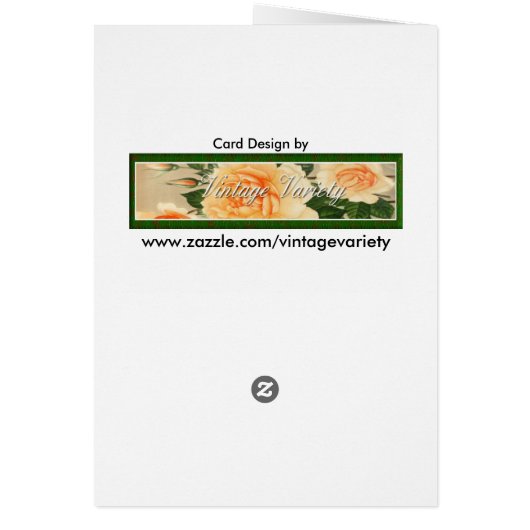 Vintage Chocolate Advert Card (Back)