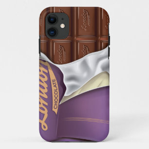 Vintage Chocolate Bar Unwrapped iPhone 11 Case