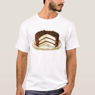 Vintage Chocolate Iced Layer Cake Men's T-Shirt