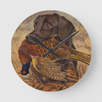 Vintage Chocolate Lab Hunting