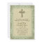Vintage Christian Cross Wedding Invitation