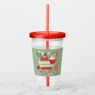 Vintage Christmas Acrylic Tumbler