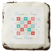 Vintage Christmas Advent Calendar Brownie (Front)