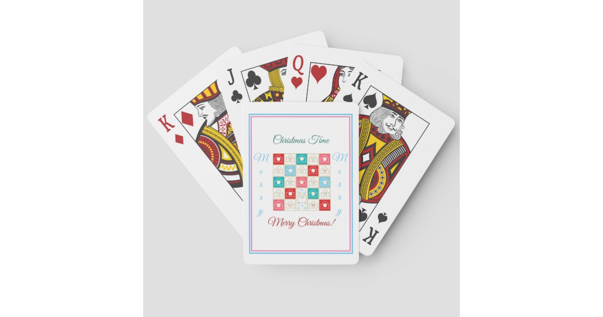 Vintage Christmas Advent Calendar Playing Cards | Zazzle Vintage Christmas Advent Calendar Playing Cards | Zazzle