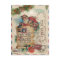 Vintage Christmas Airmail Postcard Santa Claus