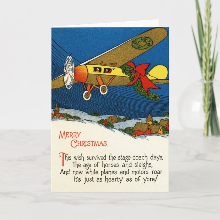 vintage-christmas-airplane-holiday-card-zazzle