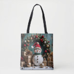 Vintage Christmas - All-Over-Print Tote Bag