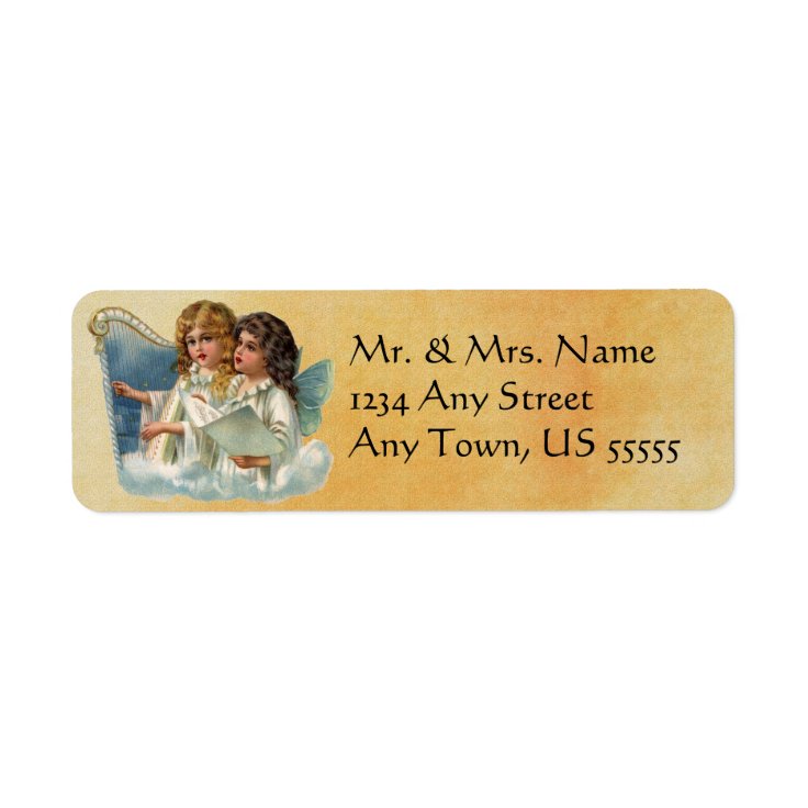 Free Printable Address Label Angel
