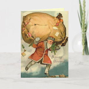 Vintage Christmas Angel Card