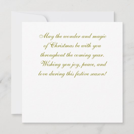 Vintage Christmas Angel , Child and Birds (Back)