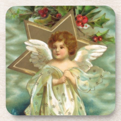Vintage Christmas Angel Coasters