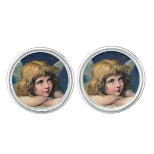 Vintage Christmas Angel Cufflinks