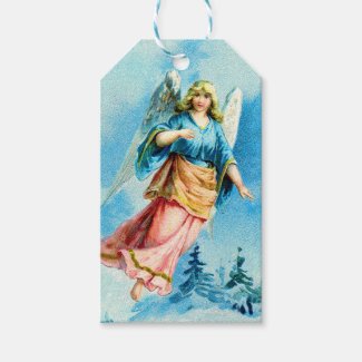 Vintage Christmas Angel Gift Tags