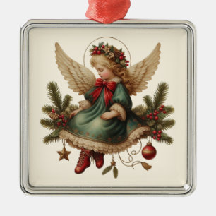 Vintage Christmas Angel Ornament