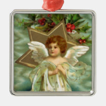 Vintage Christmas Angel Ornament