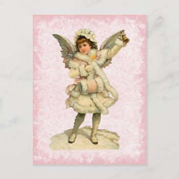 Vintage Christmas Angel Postcard by Vintage_Gifts at Zazzle