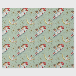 Vintage Christmas Angels  Wrapping Paper