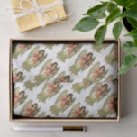 Vintage Christmas, Antique Victorian Angel Tissue Paper