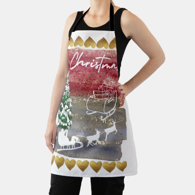 Vintage Christmas  Apron (Insitu)