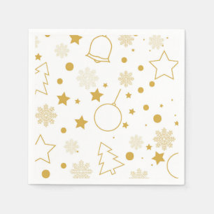 Vintage Christmas Art Plant Art One Little Christm Napkins