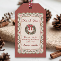 Vintage Christmas Baby Shower