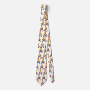 Vintage Christmas, Boy with Presents and Puppy Dog Neck Tie