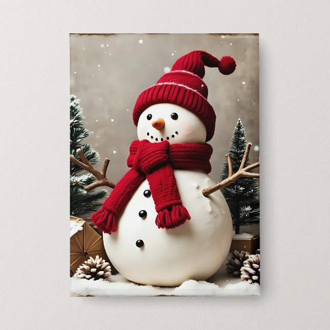 Vintage Christmas - Button (Front)