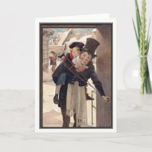 Vintage Christmas by Jessie Willcox Smith Holiday Card