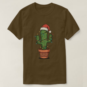 Vintage Christmas Cactus T-Shirt