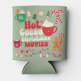 Vintage Christmas Can Cooler