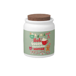 Vintage Christmas Candy Jar