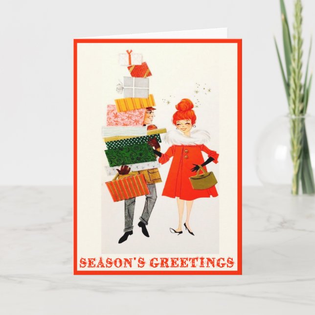 Vintage Christmas Card (Front)