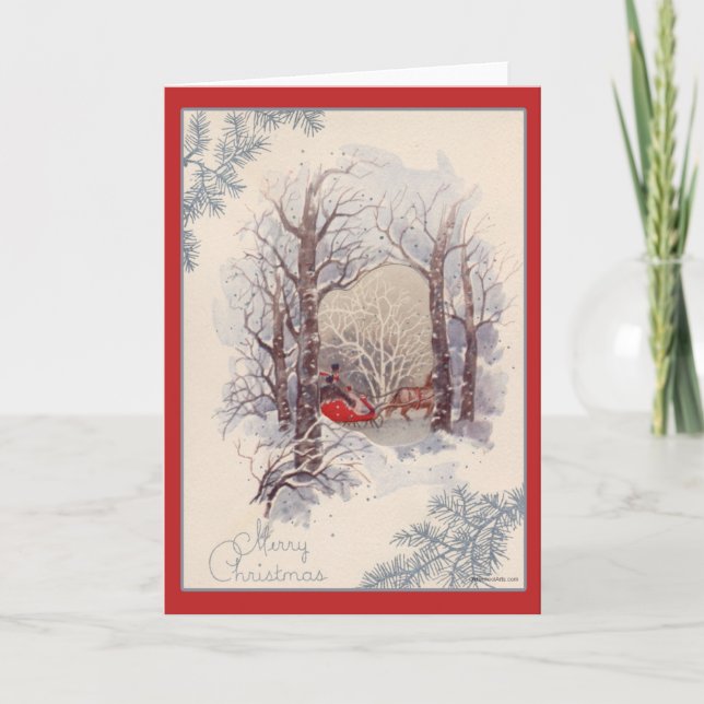 Vintage Christmas Card (Front)