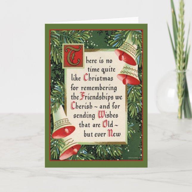 Vintage Christmas Card (Front)