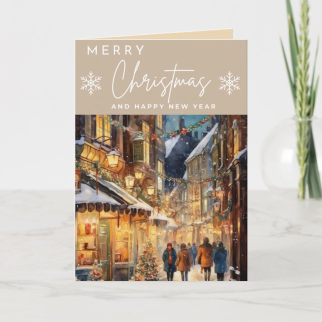 Vintage Christmas Card (Front)