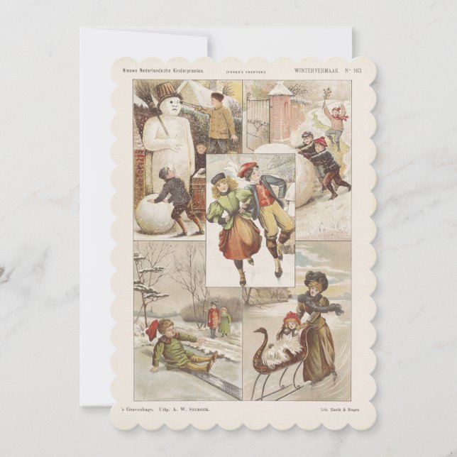 Vintage Christmas Card (Front)