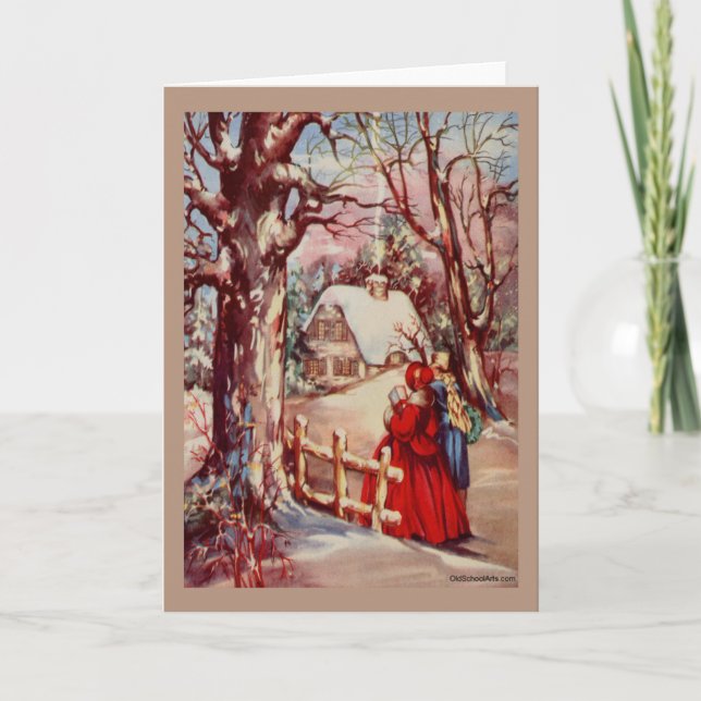 Vintage Christmas Card (Front)