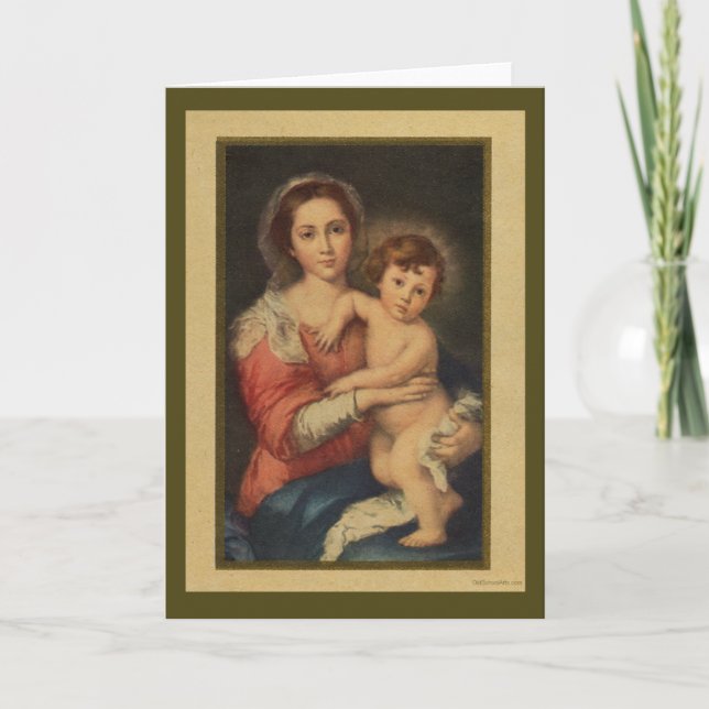 Vintage Christmas Card (Front)