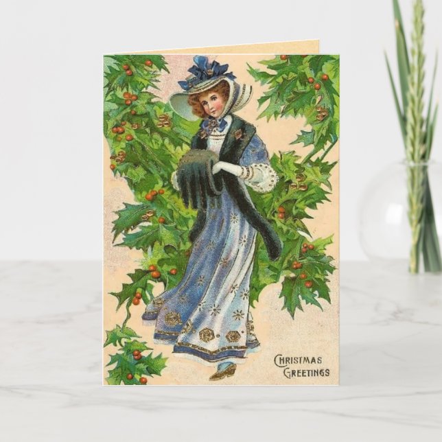 Vintage Christmas Card (Front)