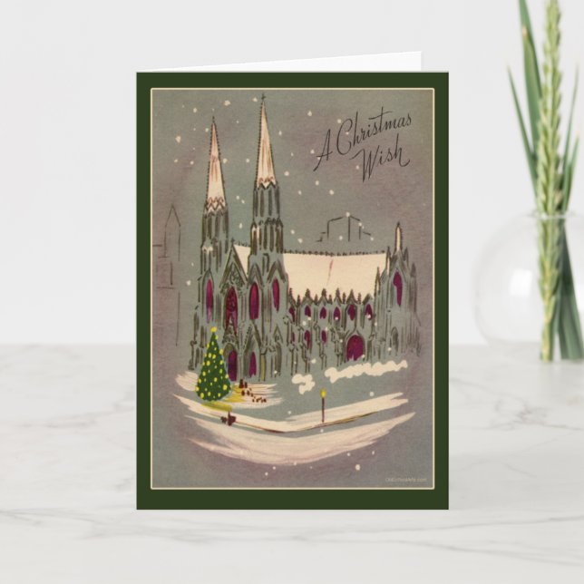 Vintage Christmas Card (Front)