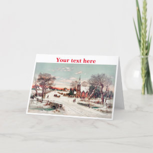 Vintage Christmas card