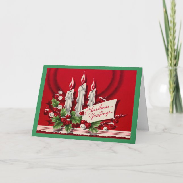 Vintage Christmas Card (Front)