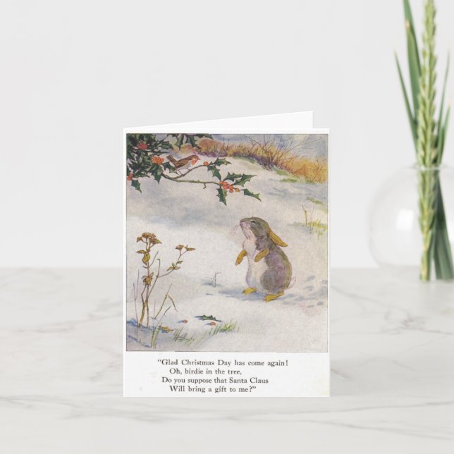 Vintage Christmas Card (Front)