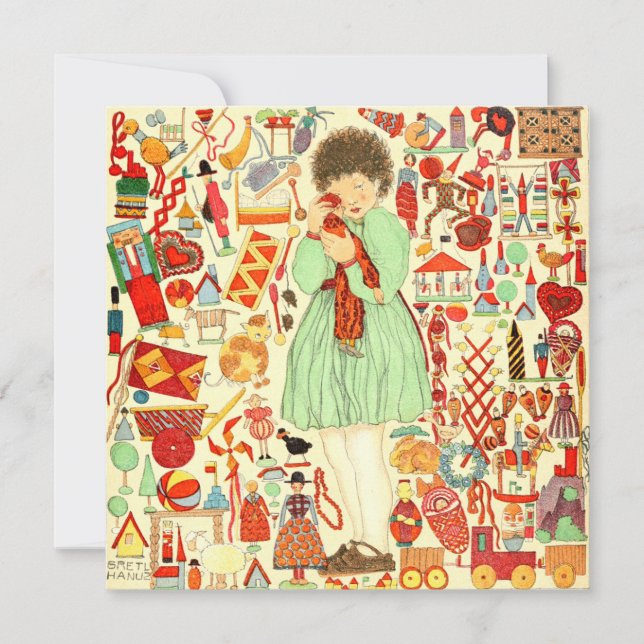 Vintage Christmas Card | Christmas Gifts (Front)